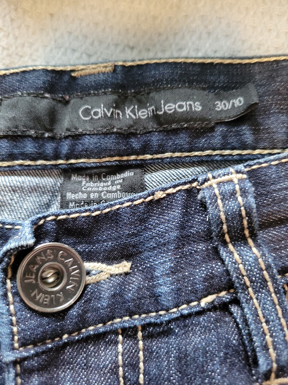 Calvin Klein Dark Blue Women’s Jeans - 30x10 - Picture 5 of 8